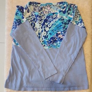 Lilly Pulitzer Girls S (4-5) Multicolor Abstract Top